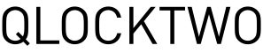 QLOCKTWO