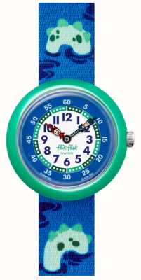 Flik Flak Nessie-incredibile orologio blu e verde FBNP199