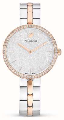 Swarovski Cosmopolita | quadrante argento glitter | bracciale bicolore 5644081