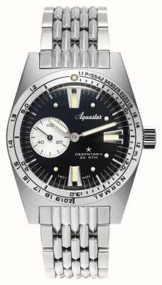 Aquastar Bracciale Deepstar ii (20 atm) vintage nero/bor DS2-BOR VB