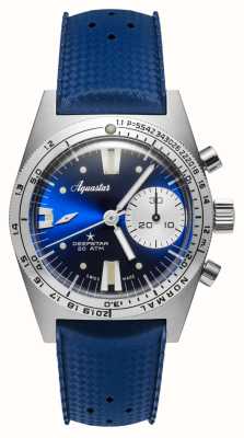 Aquastar Cronografo Deepstar 39mm cinturino blu ray / tropic DS39-TRO BR