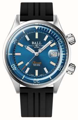 Ball Watch Company Engineer master ii diver cronometro 42mm quadrante blu cinturino in caucciù nero DM2280A-P1C-BER