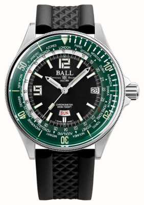 Ball Watch Company Engineer master ii diver worldtime (42mm) quadrante verde cinturino in caucciù nero DG2232A-PC-GRBK