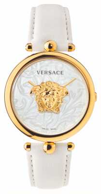 Versace Palazzo impero | quadrante bianco | cinturino in pelle bianca VECO01320