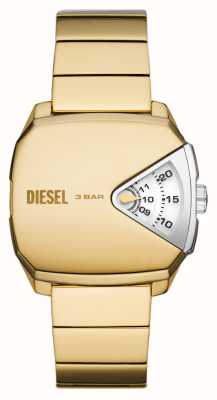 Diesel D.V.A. maschile orologio in oro bianco e giallo DZ2154
