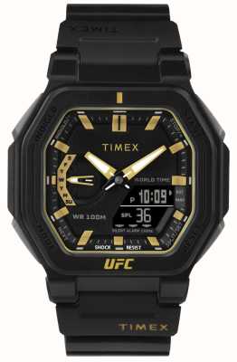 Timex x UFC Quadrante Colossus nero / resina nera TW2V55300