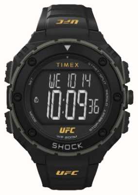 Timex x UFC Ammortizzatori oversize digitale / gomma nera TW4B27200