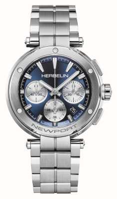 Herbelin Newport | automatico | cronografo | quadrante blu | inossidabile 268B42