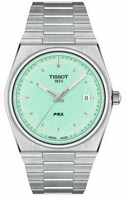Tissot prx | quadrante verde | bracciale in acciaio inossidabile T1374101109101