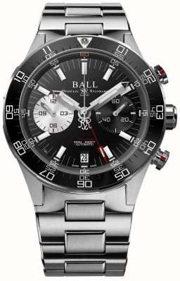 Ball Watch Company Roadmaster m cronografo in edizione limitata (41 mm) quadrante nero / acciaio inossidabile DC3180C-S1CJ-BK