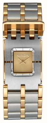 Nixon confidente | quadrante oro | bracciale in acciaio inossidabile bicolore A1362-1921