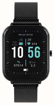 Reflex Active Smartwatch multifunzione serie 15 (36mm) quadrante digitale / maglia in acciaio inox pvd nero RA15-4074