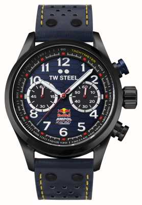 TW Steel Red Bull Ampol Corse | quadrante cronografo blu | cinturino in pelle blu VS94