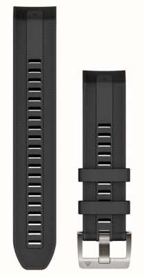 Garmin Solo cinturino per orologio Quickfit® 22 marq - cinturino in silicone nero 010-13225-00