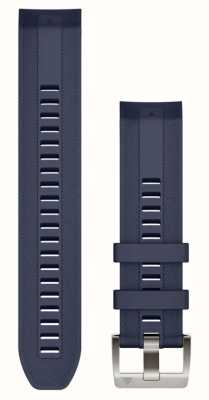 Garmin Solo cinturino per orologio Quickfit® 22 marq - cinturino in silicone blu scuro 010-13225-02