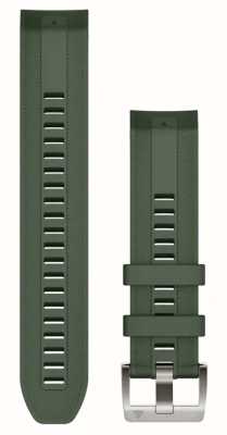 Garmin Solo cinturino per orologio Quickfit® 22 marq - cinturino in silicone verde pino 010-13225-01