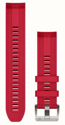 Garmin Solo cinturino per orologio Quickfit® 22 marq - cinturino in silicone rosso plasma 010-13225-03