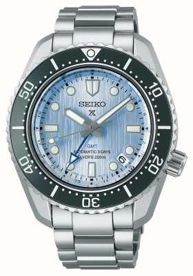 Seiko Prospex 'glacier blue' automatico traveller gmt bracciale in acciaio inossidabile edizione limitata SPB385J1