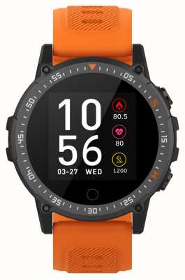 Reflex Active Smartwatch sportivo multifunzione serie 05 (46mm) quadrante digitale / silicone arancione RA05-2132