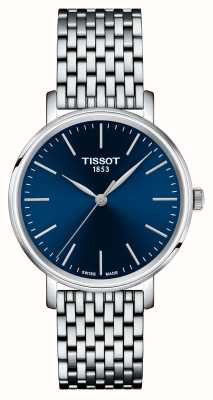 Tissot Everytime quarzo lady (34mm) quadrante blu / acciaio inossidabile T1432101104100