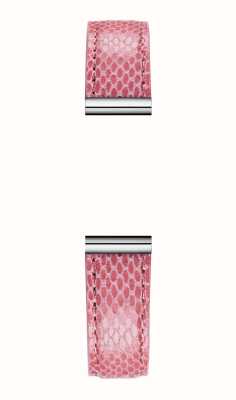 Herbelin Cinturino per orologio intercambiabile Antarès - pelle rosa martellata di vipera / acciaio inossidabile - solo cinturino BRAC17048A114