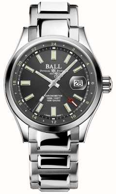 Ball Watch Company Engineer iii endurance 1917 gmt (41 mm) quadrante grigio/bracciale in acciaio inossidabile (classico) GM9100C-S2C-GY