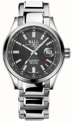 Ball Watch Company Engineer iii endurance 1917 gmt (41 mm) quadrante grigio/bracciale in acciaio inossidabile (arcobaleno) GM9100C-S2C-GYR