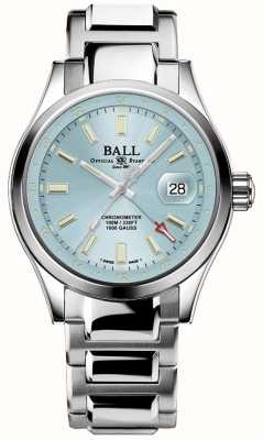 Ball Watch Company Engineer iii endurance 1917 gmt (41 mm) quadrante blu ghiaccio/bracciale in acciaio inossidabile (classico) GM9100C-S2C-IBE