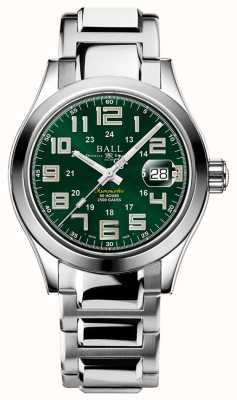 Ball Watch Company Ingegnere m pioniere | 40 mm | edizione limitata | quadrante verde | bracciale in acciaio inossidabile NM9032C-S2C-GR1
