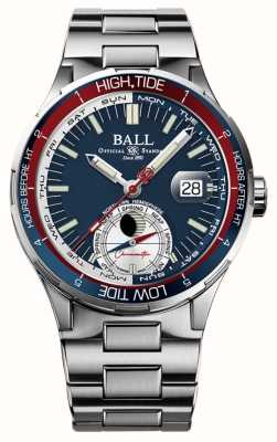Ball Watch Company Esploratore oceanico Roadmaster | 41 mm | edizione limitata | quadrante blu | bracciale in acciaio inossidabile DM3120C-SCJ-BE
