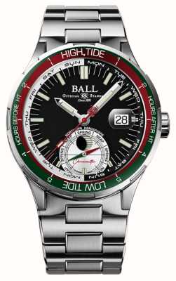 Ball Watch Company Esploratore oceanico Roadmaster | 41 mm | edizione limitata | quadrante nero | bracciale in acciaio inossidabile DM3120C-S1CJ-BK