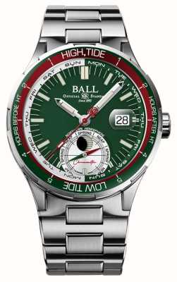 Ball Watch Company Esploratore oceanico Roadmaster | 41 mm | edizione limitata | quadrante verde | bracciale in acciaio inossidabile DM3120C-S1CJ-GR