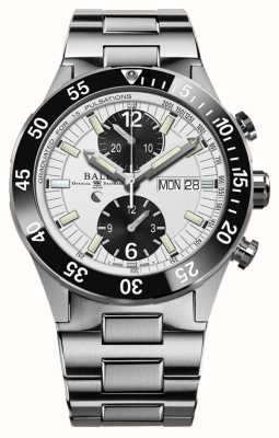 Ball Watch Company Cronografo soccorso Roadmaster | 41 mm | edizione limitata | bracciale in acciaio inossidabile DC3030C-S-WHBK