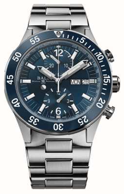 Ball Watch Company Cronografo soccorso Roadmaster | 41 mm | edizione limitata | quadrante blu | bracciale in acciaio inossidabile DC3030C-S1-BE