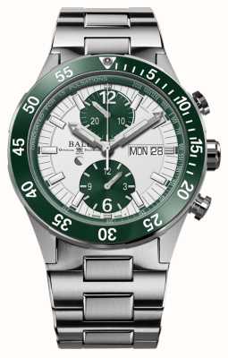 Ball Watch Company Cronografo soccorso Roadmaster | 41 mm | edizione limitata | verde e bianco DC3030C-S2-WH