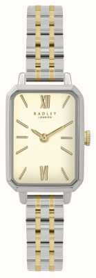 Radley femminile | quadrante oro | bracciale in acciaio inossidabile bicolore RY4619