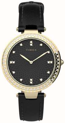 Timex Quadrante nero legacy da donna / cinturino in pelle nera TW2V45100