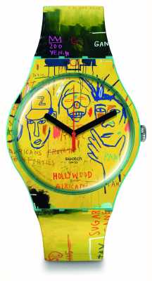 Swatch X jean-michel basquiat - hollywood africans di jean-michel basquiat - viaggio nell'arte swatch SUOZ354