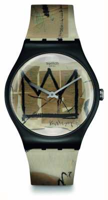 Swatch Art journey swatch x basquiat senza titolo di jean-michel basquiat SUOZ355