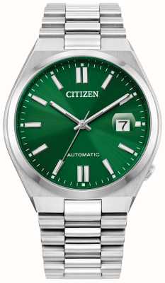 Citizen Tsuyosa automatico (40mm) quadrante verde sunray / acciaio inossidabile NJ0150-56X