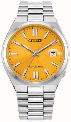 Citizen Tsuyosa automatico (40 mm) quadrante giallo sunray / acciaio inossidabile NJ0150-56Z