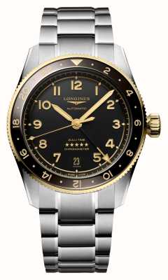 LONGINES Record Cronometro Automatico Quadrante Nero / Acciaio Inossidabile  L29214566 - First Class Watches™ ITA