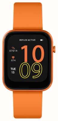 Reflex Active Smartwatch multifunzione serie 12 (38mm) quadrante digitale / silicone arancio agrumi RA12-2155