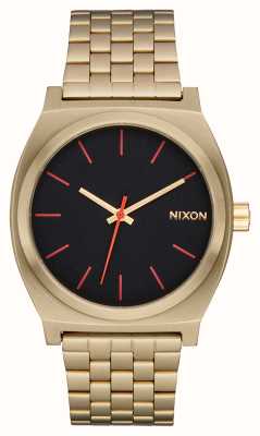 Nixon Time teller (37 mm) quadrante nero/bracciale in acciaio inossidabile color oro A045-5164-00