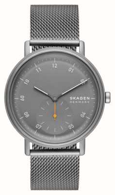 Skagen Kuppel (44mm) quadrante grigio / bracciale maglia acciaio grigio SKW6891