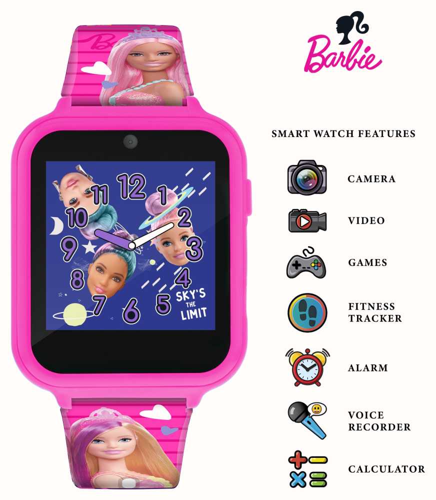 Barbie (solo In Inglese) Tracker Di Attività Interattivo Per Bambini  BAB4064 - First Class Watches™ ITA