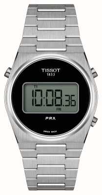 Tissot PRX Digital (35 mm) quadrante digitale nero/bracciale in acciaio inossidabile T1372631105000