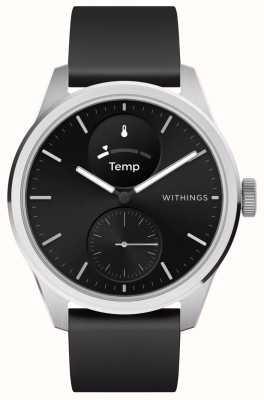 Withings Scanwatch 2 - smartwatch ibrido con quadrante ibrido nero ecg (42mm) / silicone nero HWA10-MODEL 4-ALL-INT