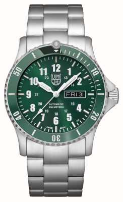 Luminox Sport timer automatico (42 mm) quadrante verde/bracciale in acciaio inossidabile XS.0937