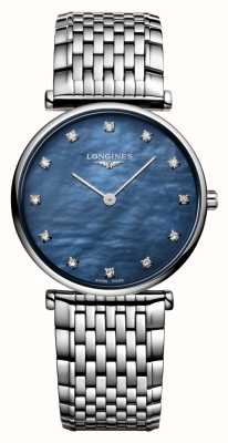 LONGINES La grande classique de longines (29 mm) quadrante in madreperla blu/acciaio inossidabile L45124816